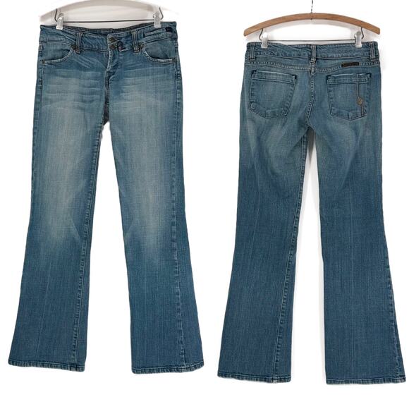 Citizens of Humanity Traveler 072 Double Fly Jeans Size 29 Low Rise Y2K Flare - Picture 4 of 16